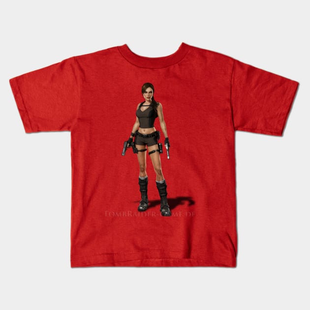 TOMB RIDER Kids T-Shirt by Tynna's Store